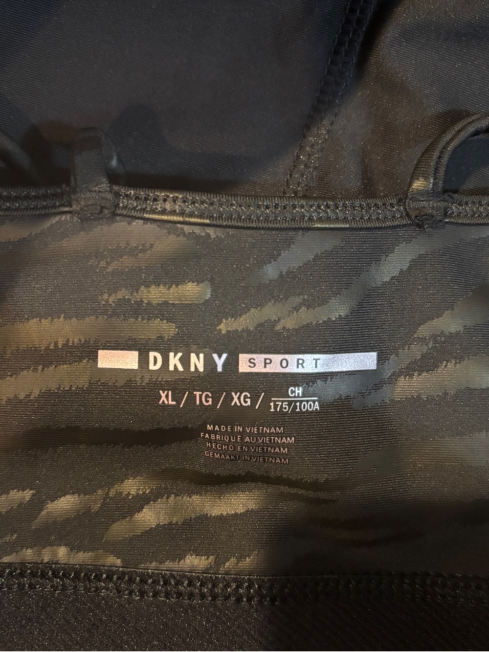 DKNY Sport Strappy Black Sports Bra-NWT - Picture 9 of 13